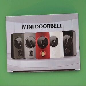 Mini Doorbell in Black, Red, and White NWT